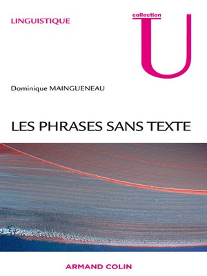 cover image of Phrases sans texte